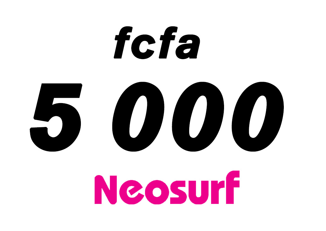 Code Neosurf de 5000 FCFA